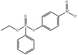 フェニルホスホン酸エチル4-ニトロフェニル 化学構造式