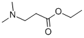 N,N-ジメチル-β-アラニンエチル 化学構造式
