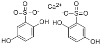 羟苯磺酸钙 结构式