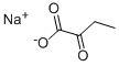 2-オキソ酪酸ナトリウム 化学構造式