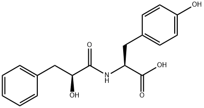 L-BETA-PHENYLLACTOYL-TYR-OH Structure