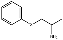 1-(フェニルチオ)-2-アミノプロパン 化学構造式