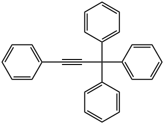 1,1',1'',1'''-(1-Propyn-1-yl-3-ylidyne)tetrakisbenzene 结构式