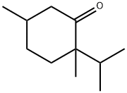 2-Isopropyl-2,5-dimethylcyclohexanone Struktur