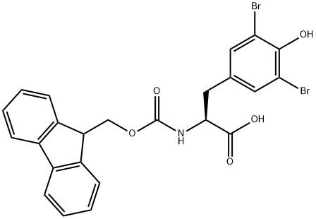 FMOC-3,5-DIBROMO-TYR-OH Struktur