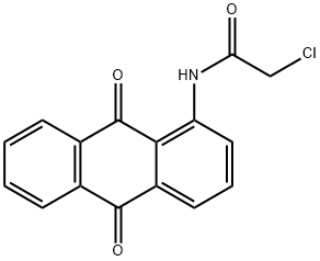 2-Chloro-N-(9,10-dioxo-9,10-dihydro-anthracen-1-yl)-acetamide Struktur