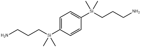 1,4-双(3-氨丙基二甲基甲硅烷基)苯 结构式
