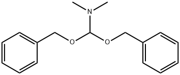 N,N-ジメチル-α,α-ビス(ベンジルオキシ)メタンアミン 化学構造式