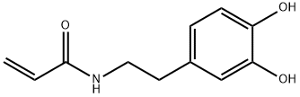 N-[2-(3,4-二羟基苯基)乙基]-2-丙烯酰胺 结构式