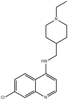 7-Chloro-N-[(1-ethylpiperidin-4-yl)methyl]-4-quinolinamine Structure