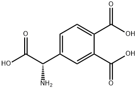 (S)-3,4-二甲酸苯基甘氨酸 结构式
