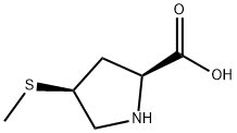 L-Proline, 4-(methylthio)-, cis- (9CI) Structure