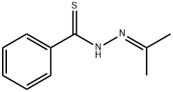 Thiobenzoic acid N'-isopropylidene hydrazide 结构式