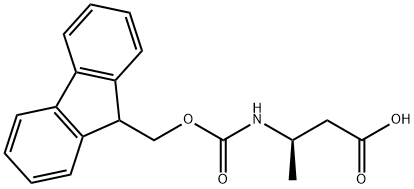 Fmoc-D-β-高丙氨酸 结构式