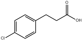 4-クロロベンゼンプロピオン酸 化学構造式
