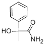 [R,(+)]-α-ヒドロキシ-α-メチルベンゼンアセトアミド 化学構造式