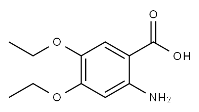 2-氨基-4,5-二乙氧基苯甲酸 结构式