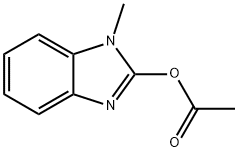 1H-Benzimidazol-2-ol,1-methyl-,acetate(ester)(9CI) Structure