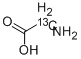グリシン(2-13C) 化学構造式