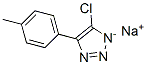 1H-Benzotriazole, C-chloro-C-methyl-, sodium salt Struktur