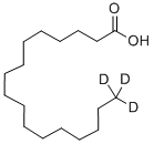 ヘプタデカン酸-17,17,17-D3 化学構造式