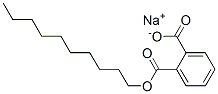 フタル酸1-デシル2-ナトリウム 化学構造式