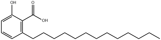 ギンコール酸C13:0 化学構造式