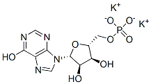 イノシン5'-りん酸ジカリウム 化学構造式