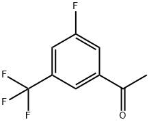 3-氟-5-(三氟甲基)苯乙酮 结构式