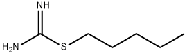 Carbamimidothioic acid S-pentyl ester Structure