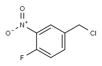 4-氟-3-硝基氯苄, 20274-70-8, 结构式