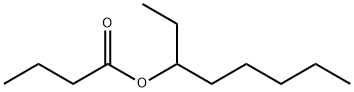 1-ethylhexyl butyrate Structure