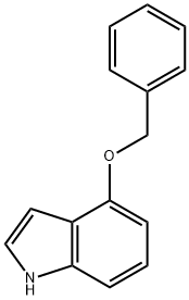 4-ベンジルオキシインドール 化学構造式