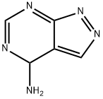 4-アミノピラゾロ[3,4-d]ピリミジン 化学構造式