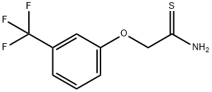 2-[3-(TRIFLUOROMETHYL)PHENOXY]ETHANETHIOAMIDE Structure