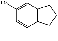 7-methylindan-5-ol Structure