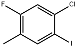 4-クロロ-2-フルオロ-5-ヨードトルエン 化学構造式