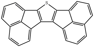 ジアセナフト[1,2-b:1',2'-d]チオフェン 化学構造式