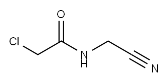 chloroacetylaminoacetonitrile Struktur
