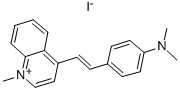 1-METHYL-4-P-DIMETHYLAMINO-STYRYL-QUINOLINIUM-IODIDE Struktur