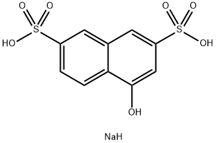 1-萘酚-3,6-二磺酸钠, 20349-39-7, 结构式