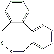 (-)-5,8-Dihydrodibenzo[d,f][1,2]dithiocin Structure