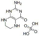 2-amino-5,6,7,8-tetrahydro-1H-pteridin-4-one sulphate Structure