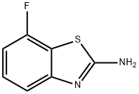 Benzothiazole, 2-amino-7-fluoro- (8CI) Structure