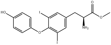 3,5-二碘-L-甲状腺原氨酸甲酯, 203585-45-9, 结构式