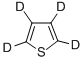 チオフェン‐D4 化学構造式