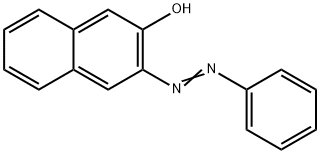 3-(フェニルアゾ)-2-ナフタレノール 化学構造式
