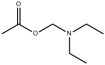 (Diethylamino)methyl=acetate Struktur