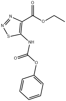 5-AMINO-1,2,3-THIADIAZOLE-N-PHENOXYCARBONYL-4-CARBOXYLIC ACID ETHYL ESTER Struktur