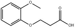 3-(2-メトキシフェノキシ)プロパン酸 化学構造式